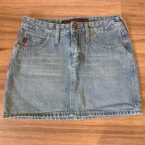 Mudd denim mini skirt
